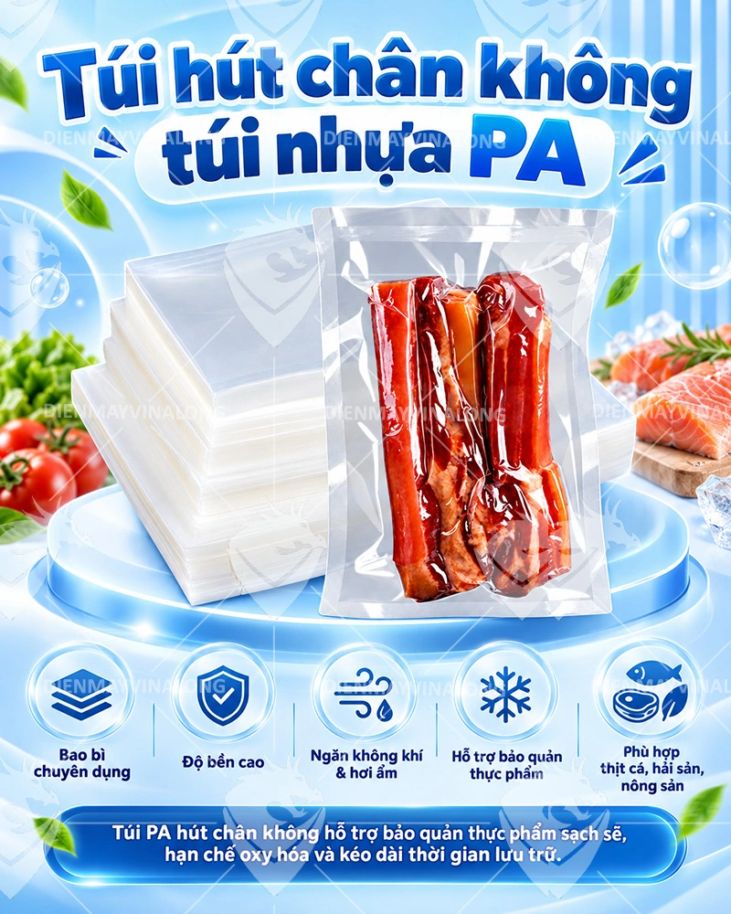 Túi hút chân không túi nhựa PA