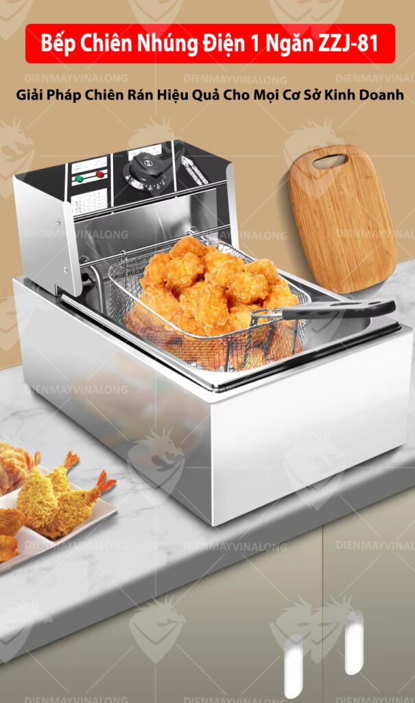 Bếp Chiên Nhúng Điện 1 Ngăn ZZJ-81