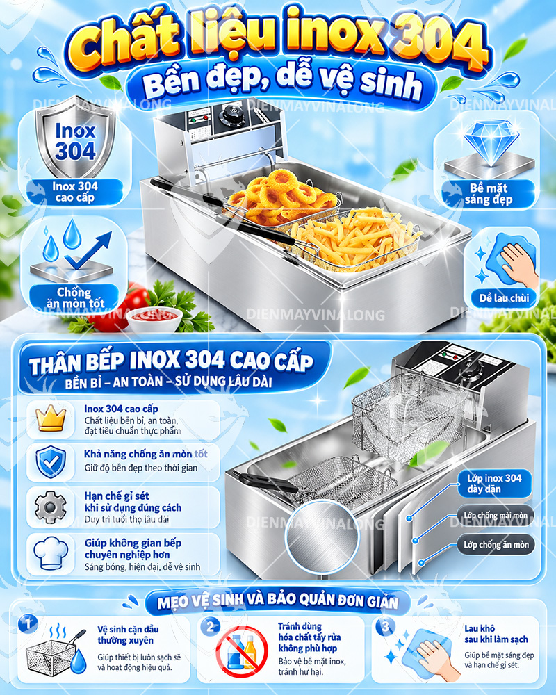 Bếp Chiên Nhúng 1 Ngăn 12 Lít ZZJ-83