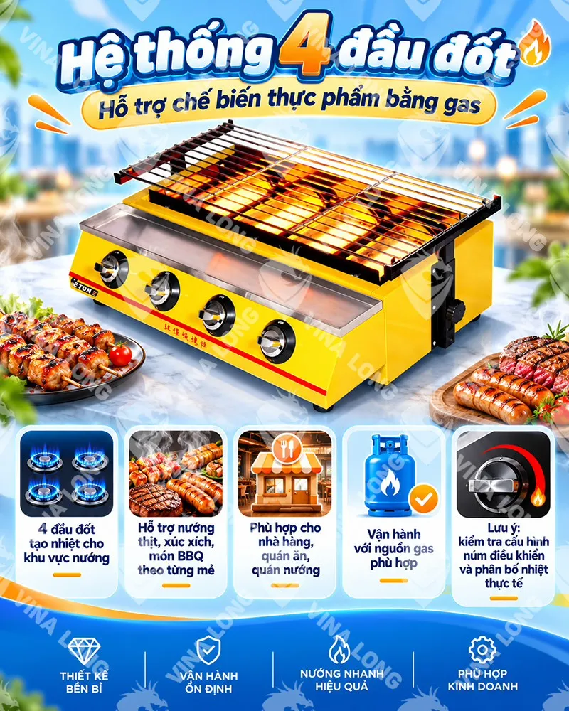 Bếp Nướng Gas ETON ET-K222