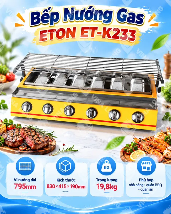 Bếp Nướng Gas ETON ET-K233
