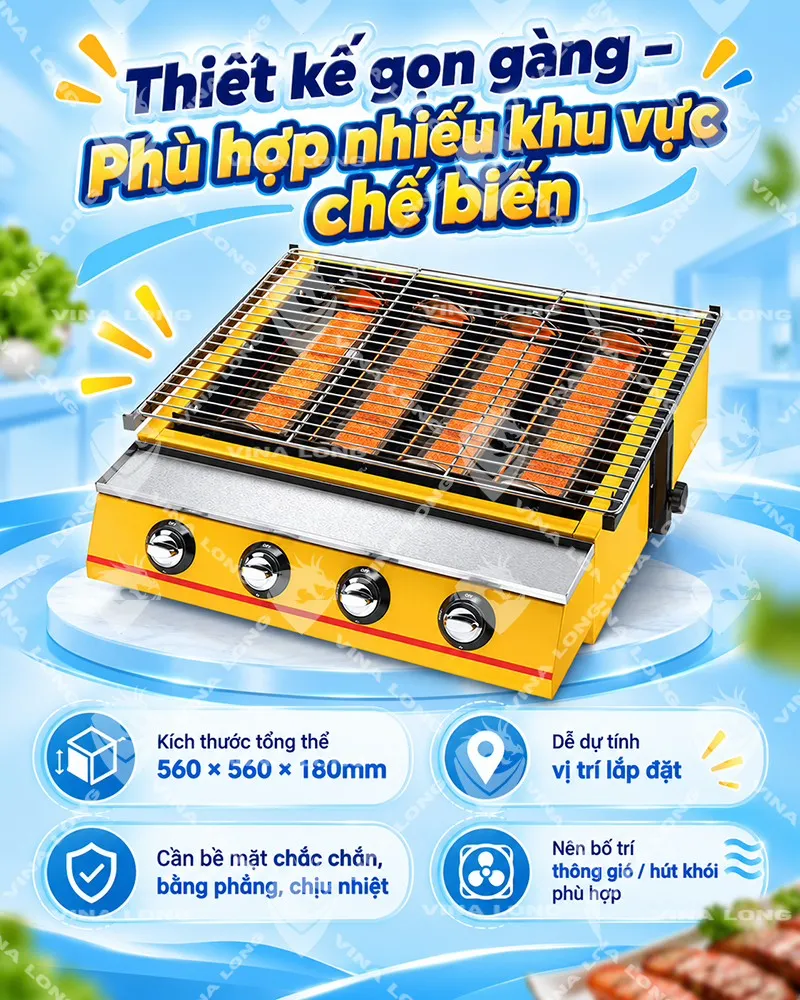 Bếp Nướng Gas ETON ET-K255