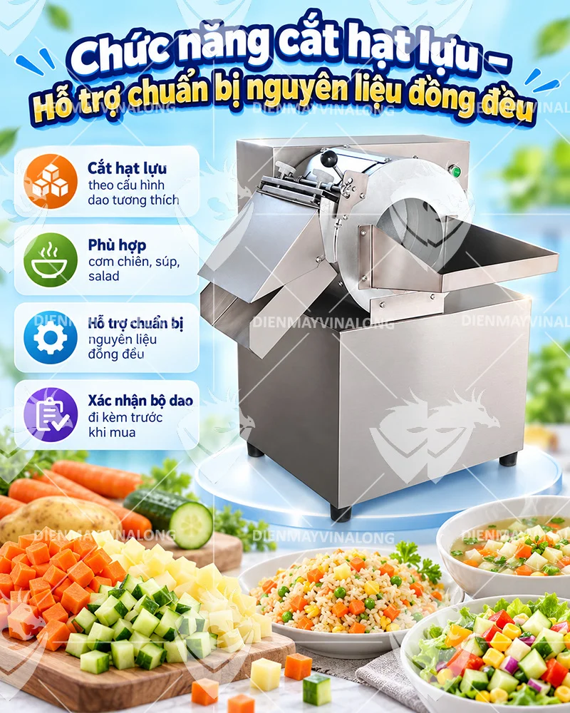 Máy Cắt Rau Củ Công Nghiệp QJ-30