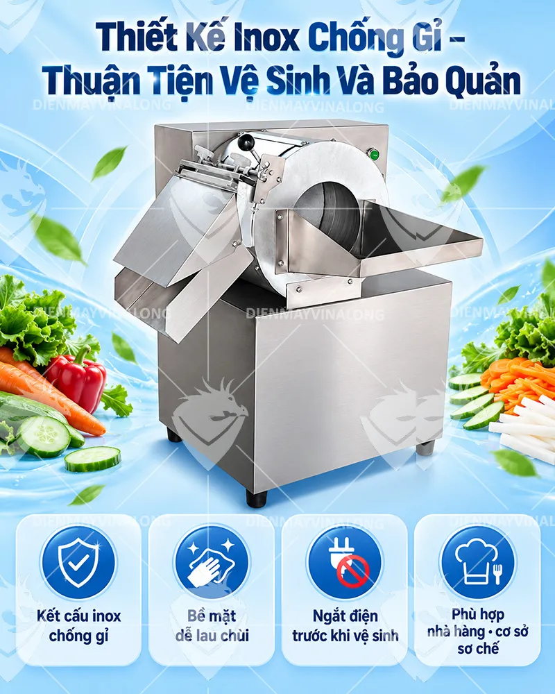 Máy Cắt Rau Củ Công Nghiệp QJ-30