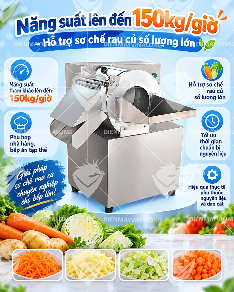 Máy Cắt Rau Củ Công Nghiệp QJ-30