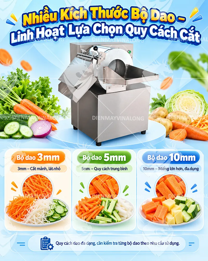 Máy Cắt Rau Củ Công Nghiệp QJ-30
