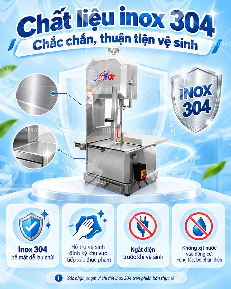 Máy Cưa Xương VINALONG 210X INOX