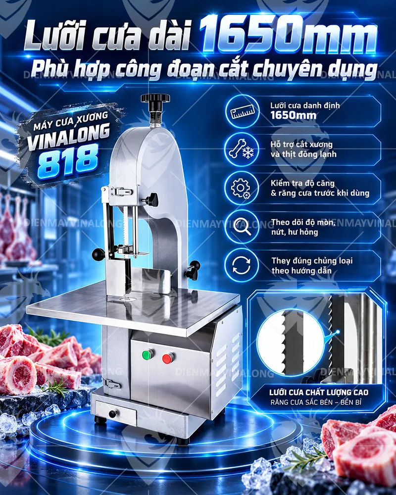 Máy cưa xương VINALONG 818