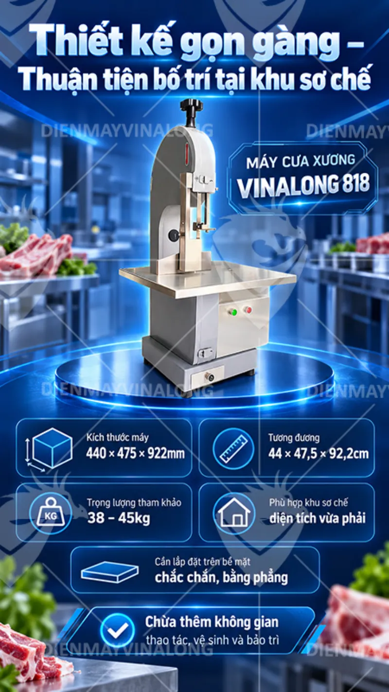 Máy cưa xương VINALONG 818
