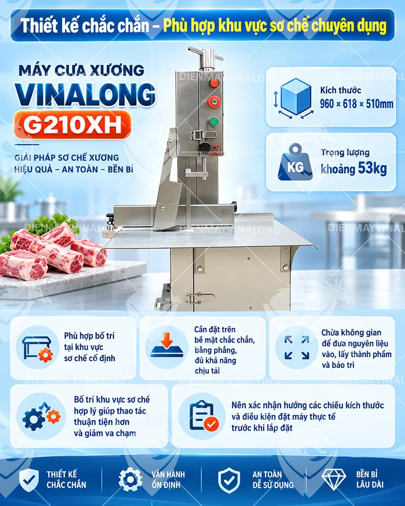 Máy Cưa Xương VINALONG G210XH