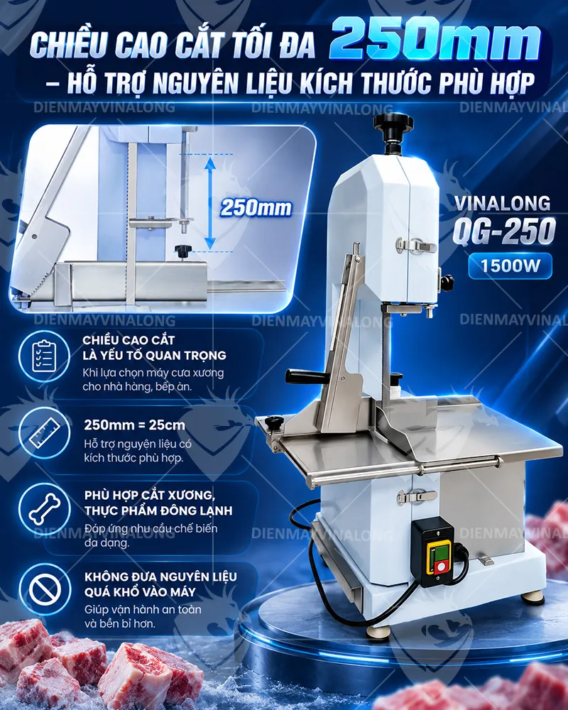Máy Cưa Xương VINALONG QG-250 1500W