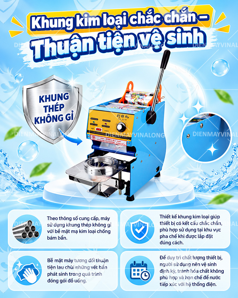 MÁY DÁN MIỆNG CỐC DẬP TAY ETON D7