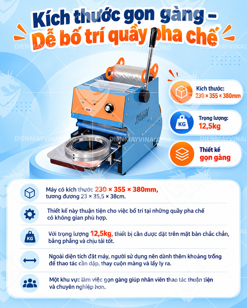MÁY DÁN MIỆNG CỐC DẬP TAY ETON D7