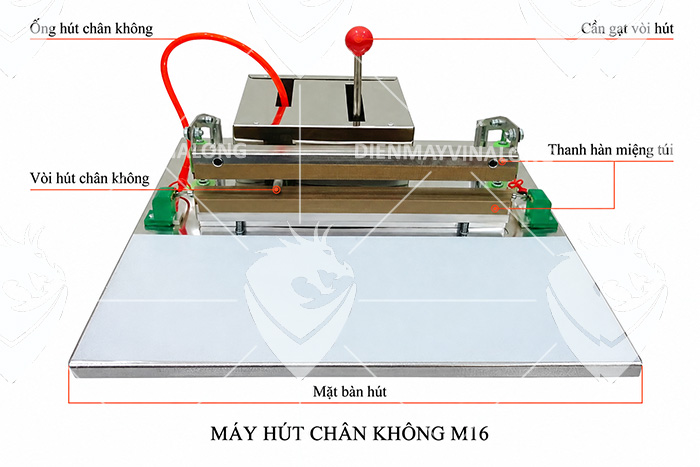 Máy Đóng Gói Hút Chân Không Đạp Chân M16