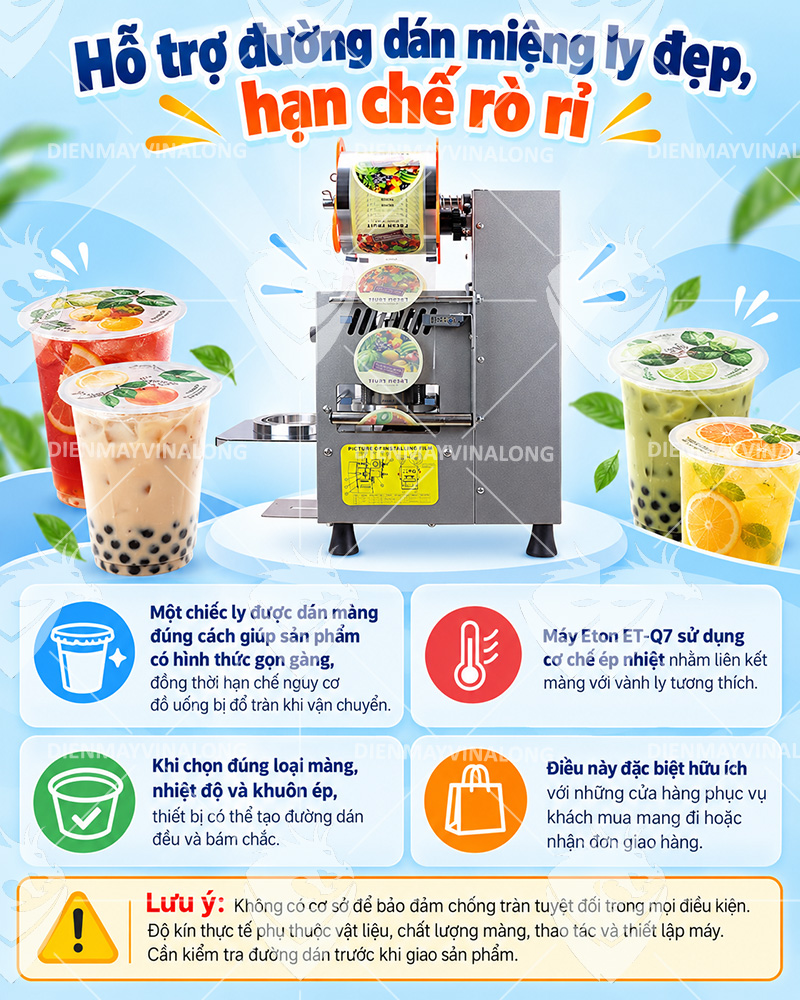 Máy Ép Ly Tự Động Eton Q7