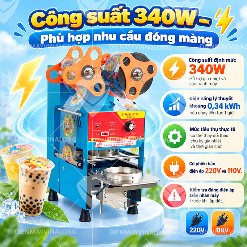 Máy Ép Miệng Ly Bán Tự Động ET-A9
