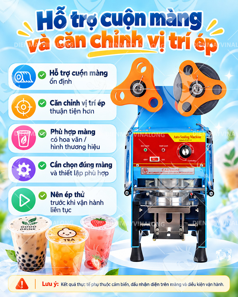 Máy Ép Miệng Ly Bán Tự Động ET-A9