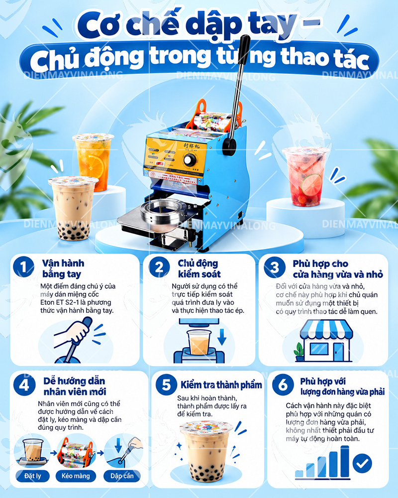 Máy ép miệng ly Eton ET S2-1