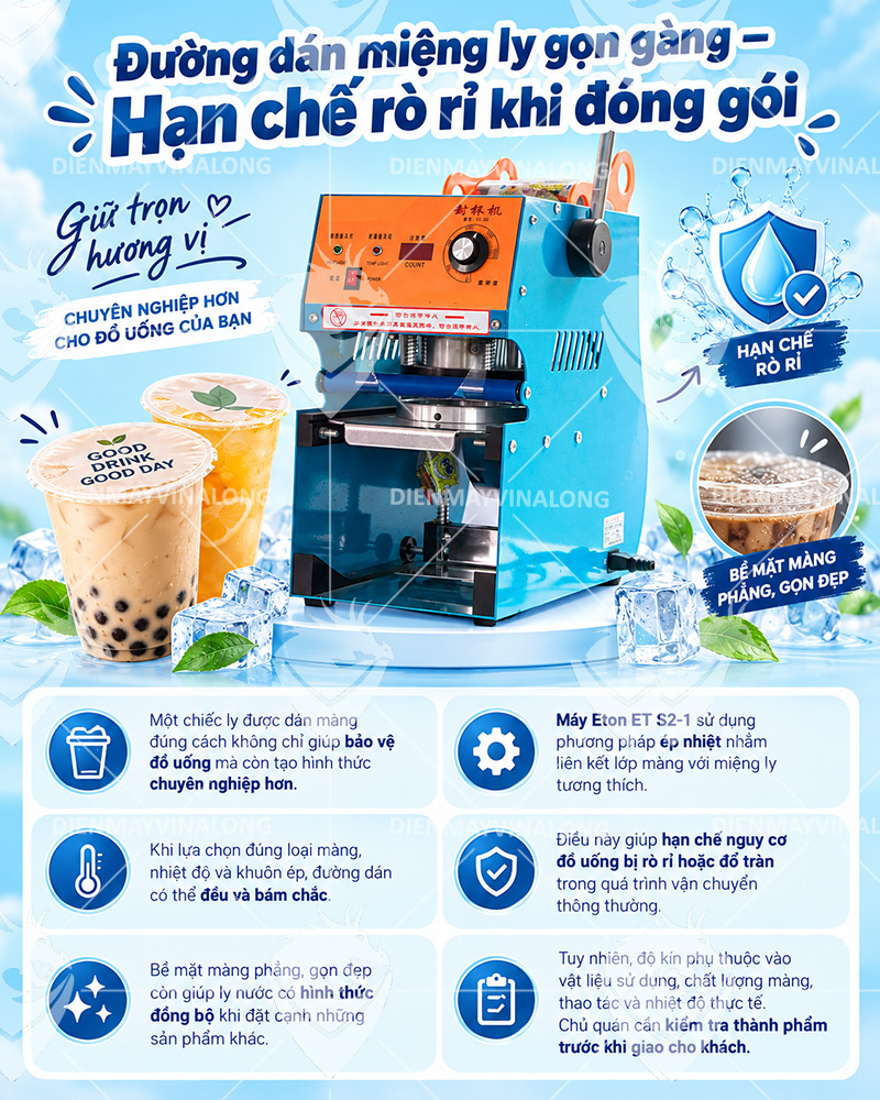 Máy ép miệng ly Eton ET S2-1