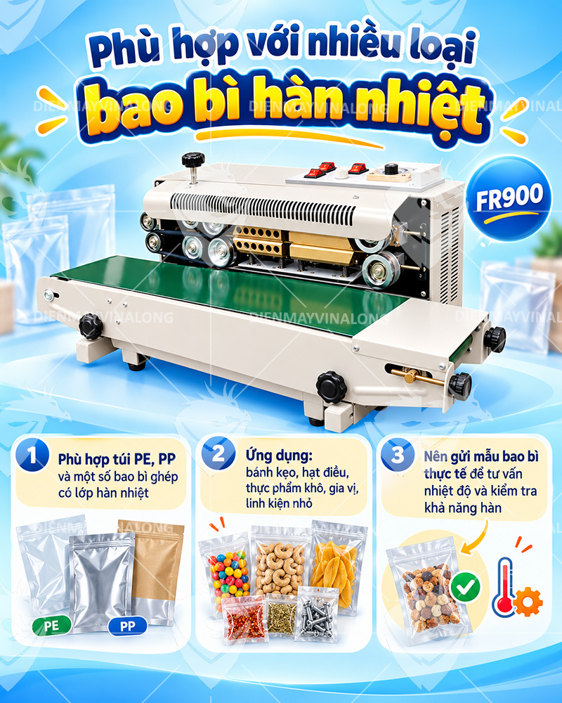 Máy hàn miệng bao liên tục FR900