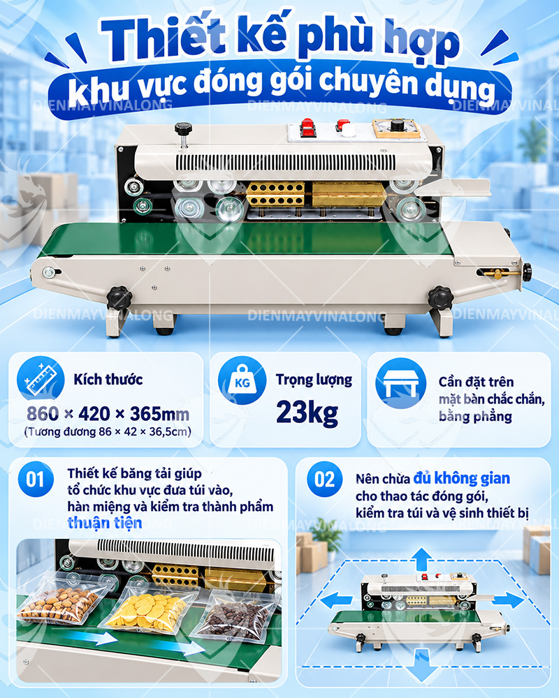 Máy hàn miệng bao liên tục FR900