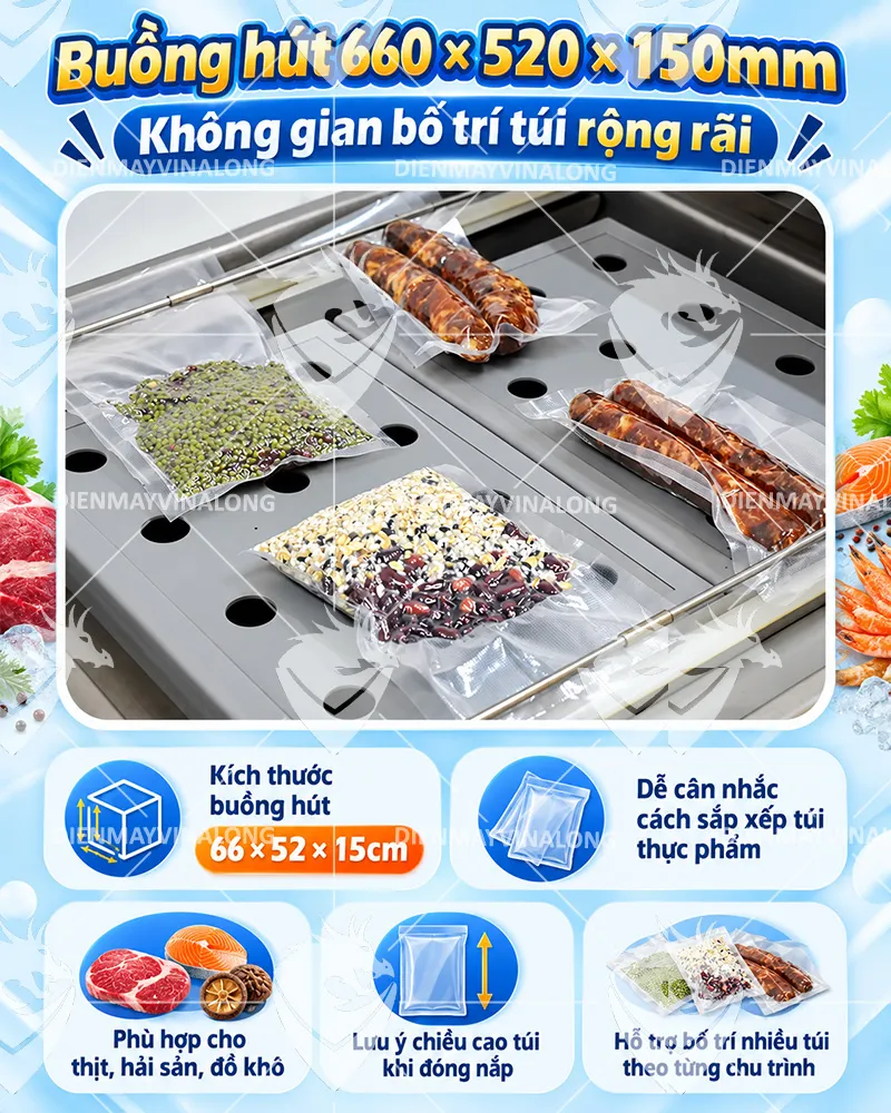 Máy Hút Chân Không 2 Buồng DZ600x2