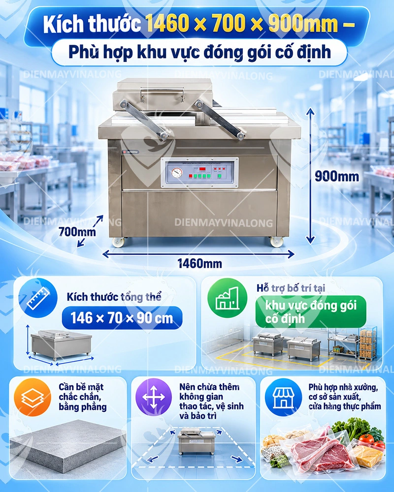 Máy Hút Chân Không 2 Buồng DZ600x2