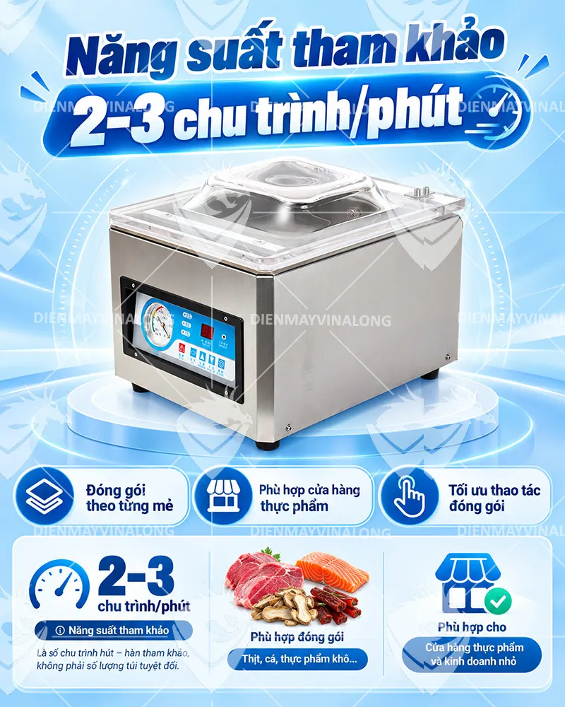 Máy Hút Chân Không Để Bàn DZQ-260