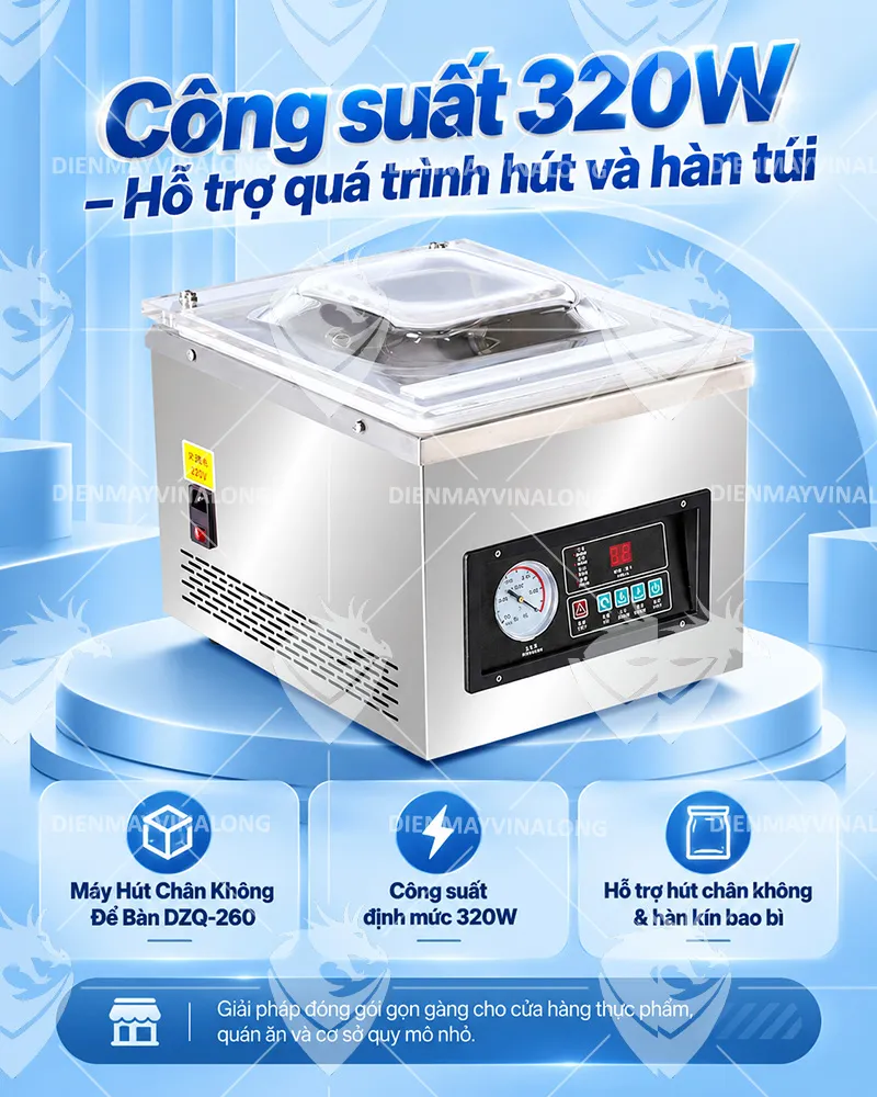 Máy Hút Chân Không Để Bàn DZQ-260