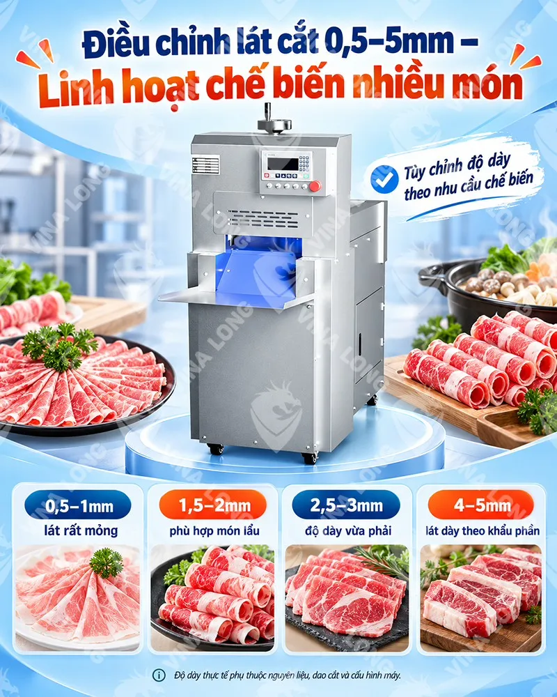 MÁY THÁI THỊT TỰ ĐỘNG QH-02