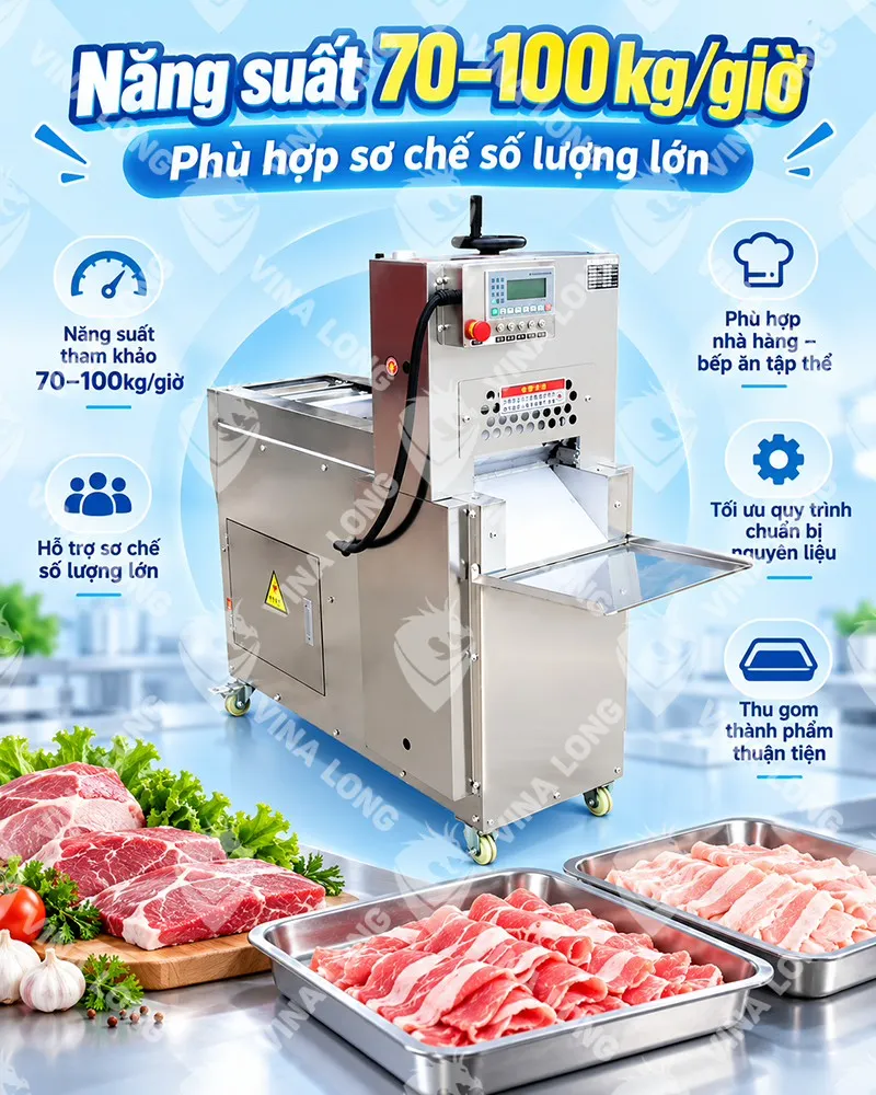 MÁY THÁI THỊT TỰ ĐỘNG QH-02