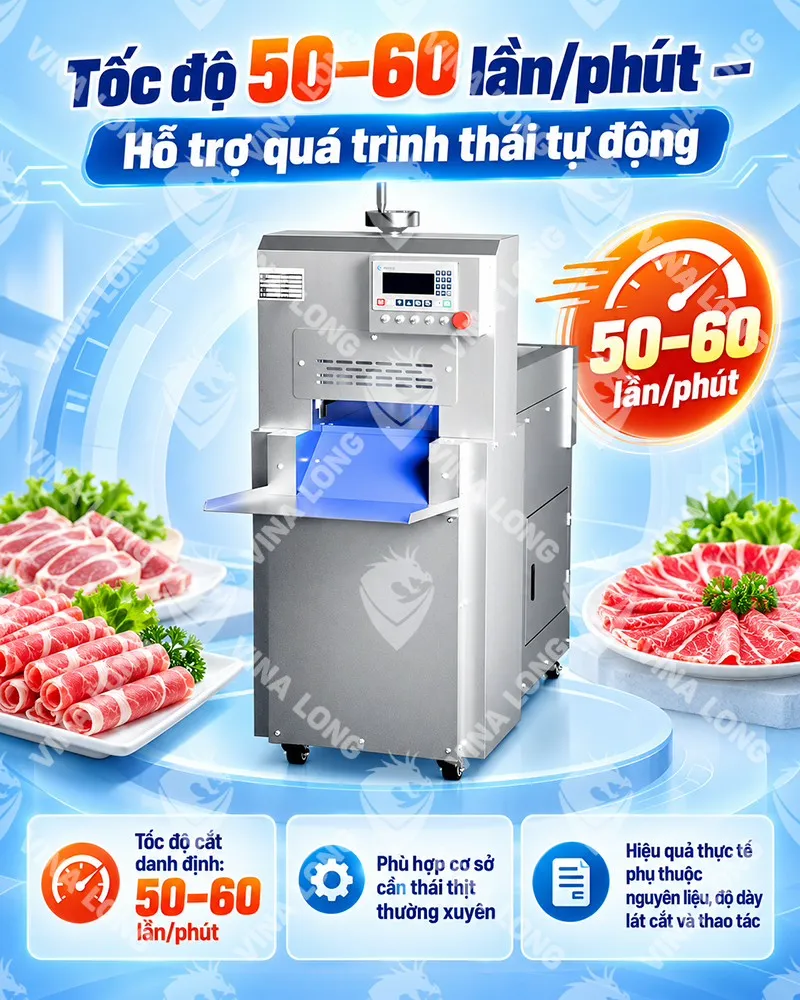 MÁY THÁI THỊT TỰ ĐỘNG QH-02