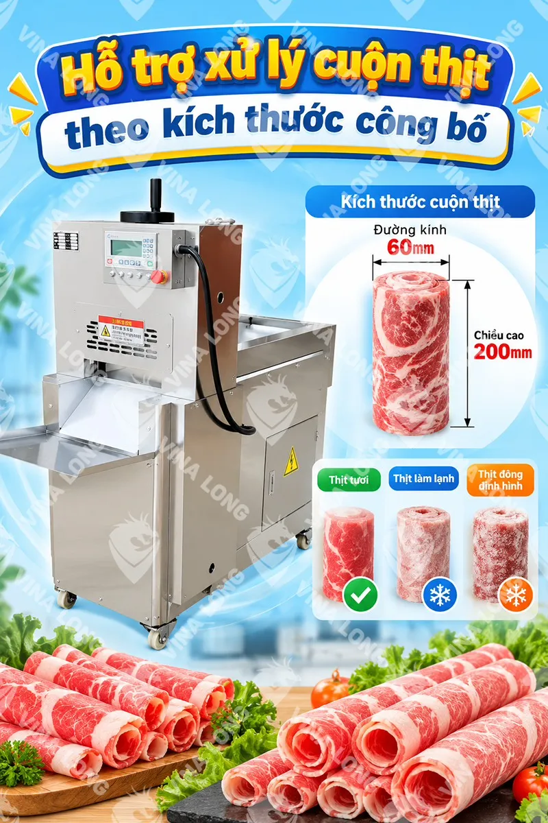 MÁY THÁI THỊT TỰ ĐỘNG QH-02