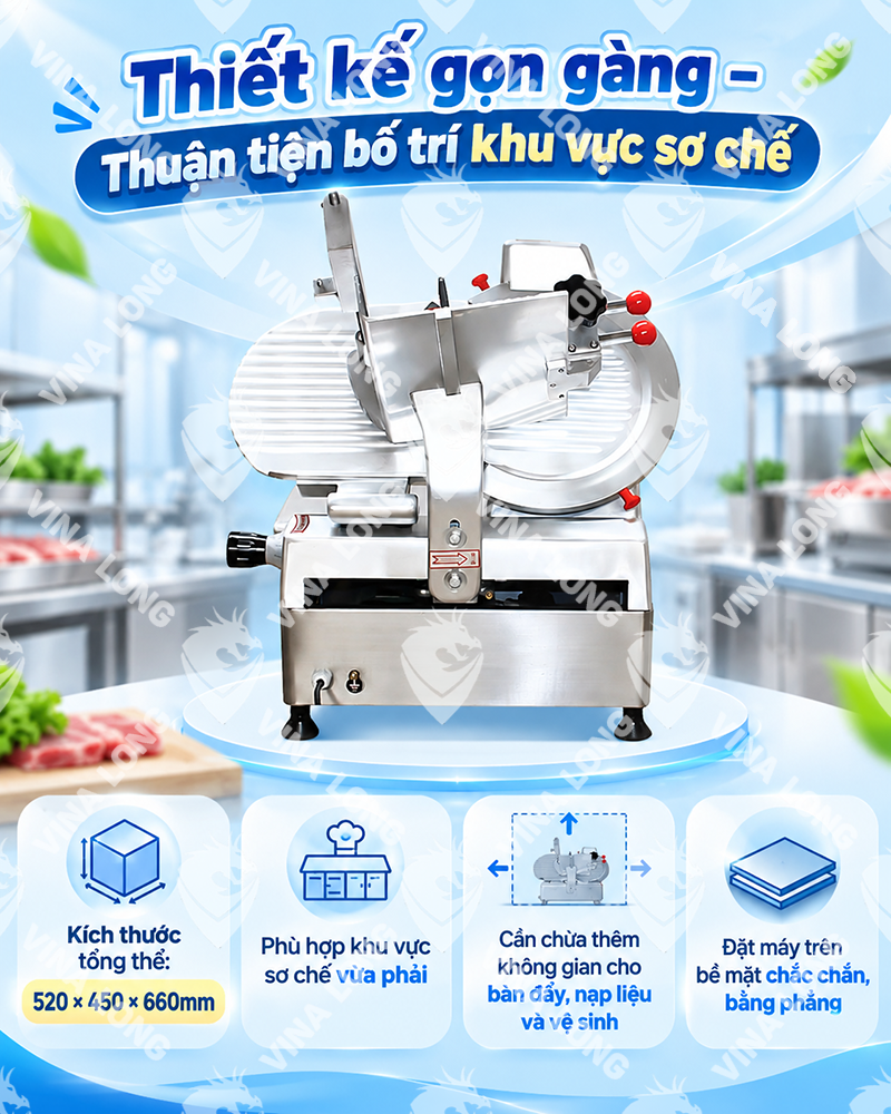Máy Thái Thịt Tự Động Vinalong VN300