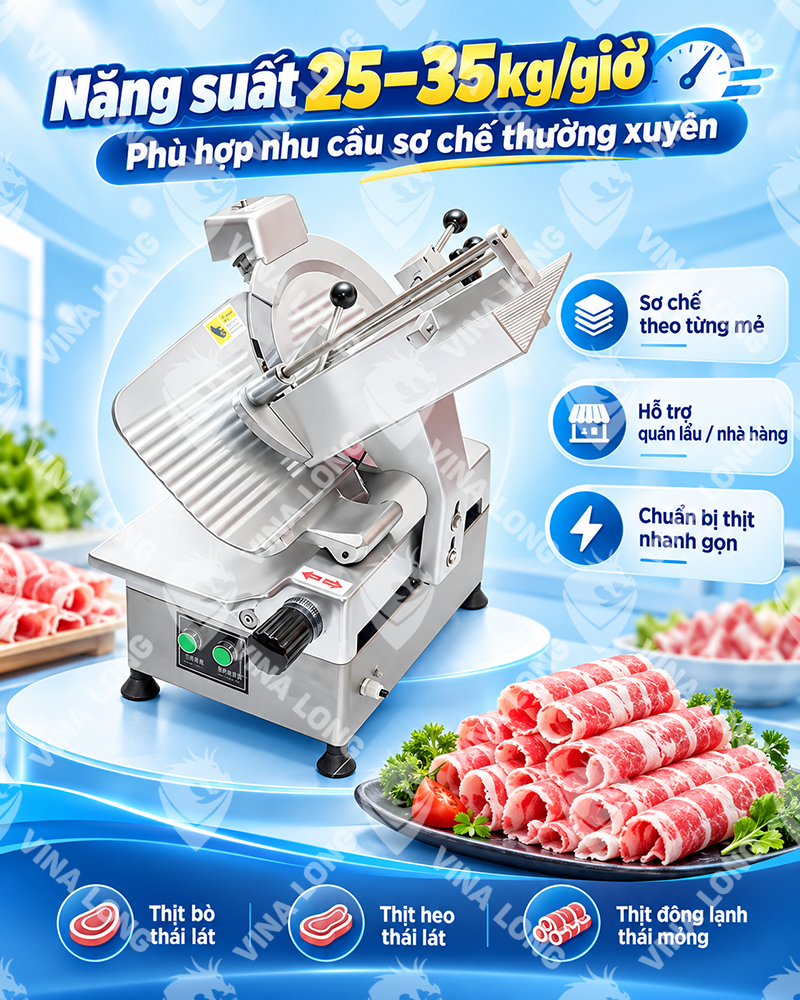 Máy Thái Thịt Tự Động Vinalong VN300