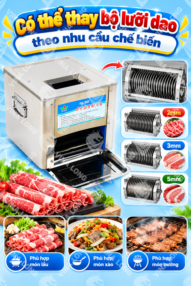 Máy Thái Thịt Tươi RS-85E