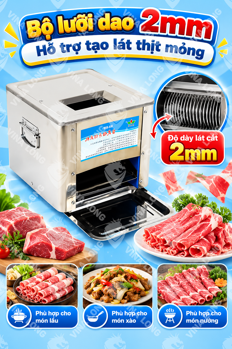 Máy Thái Thịt Tươi RS-85E