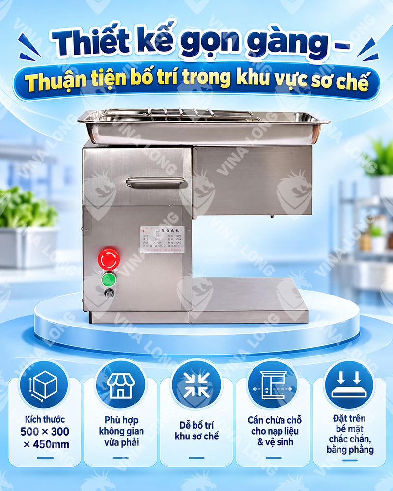 Máy Thái Thịt Tươi Sống Cao Cấp QX-250