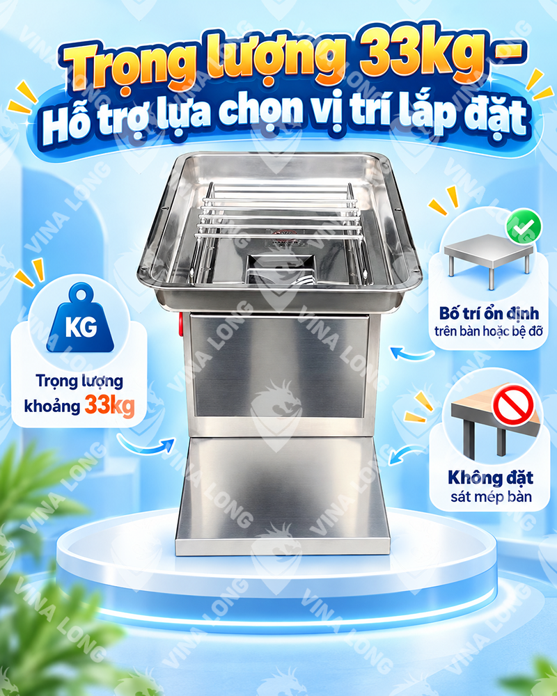 Máy Thái Thịt Tươi Sống Cao Cấp QX-250
