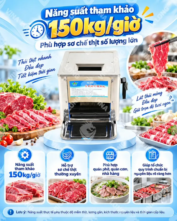 Máy Thái Thịt Tươi RS-85E