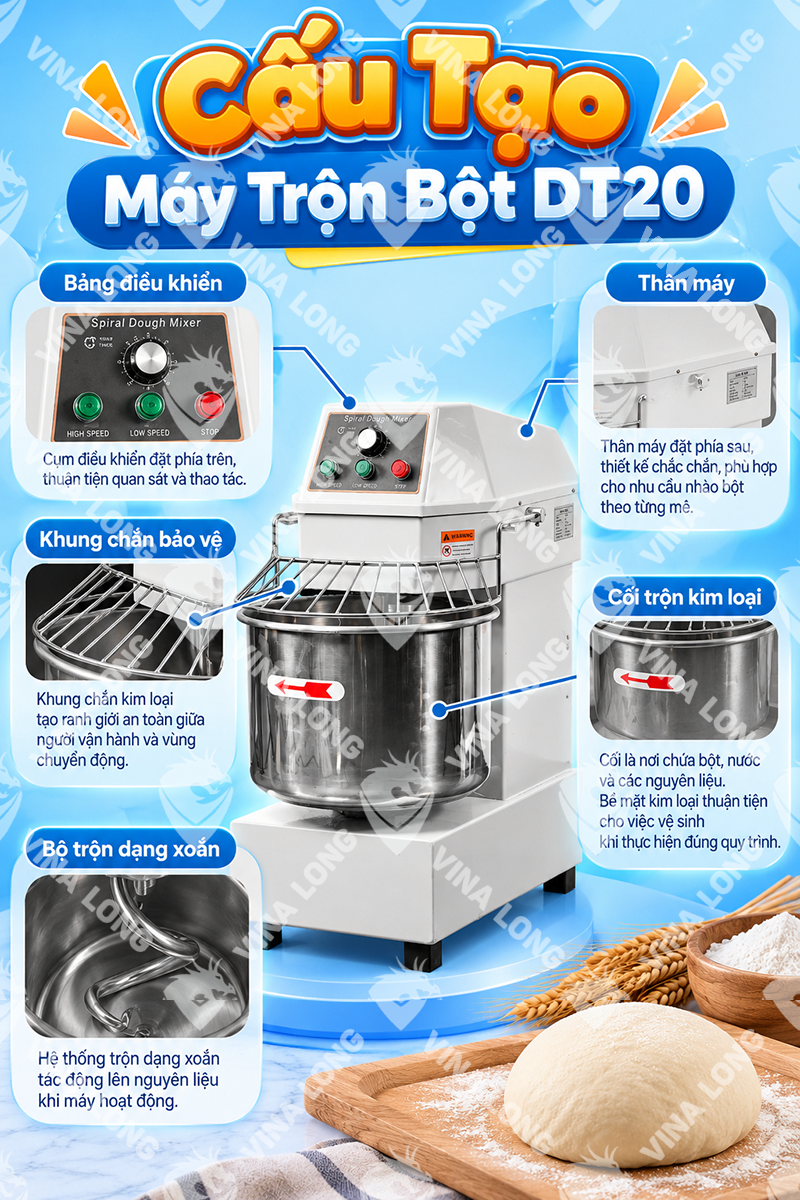 Máy Trộn Bột DT20