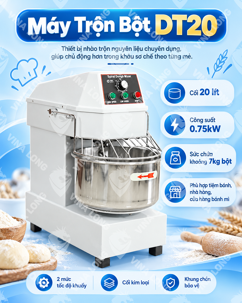 Máy Trộn Bột DT20