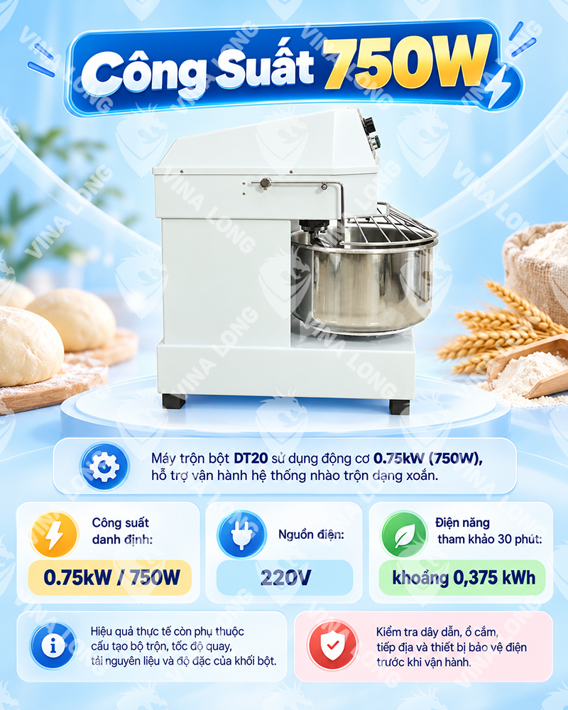 Máy Trộn Bột DT20