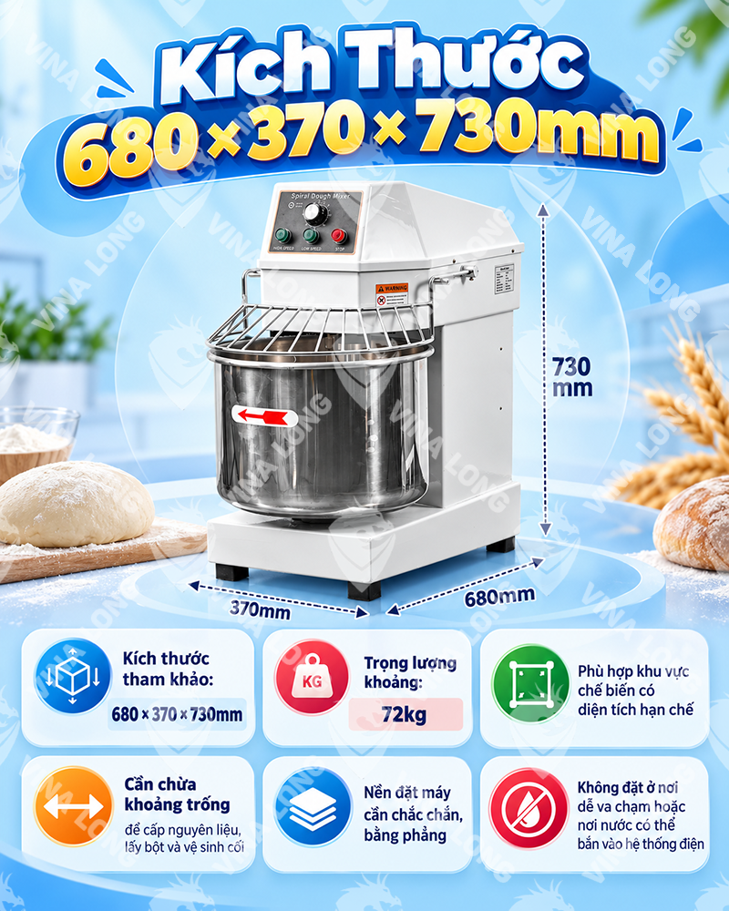 Máy Trộn Bột DT20