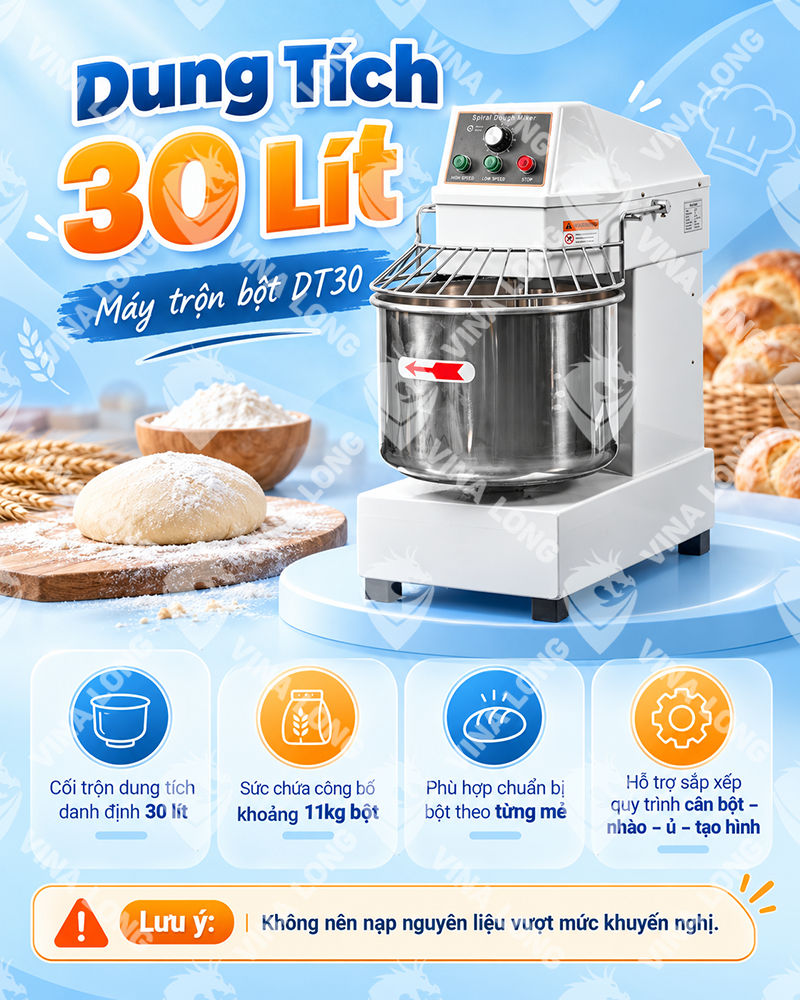Máy Trộn Bột DT30