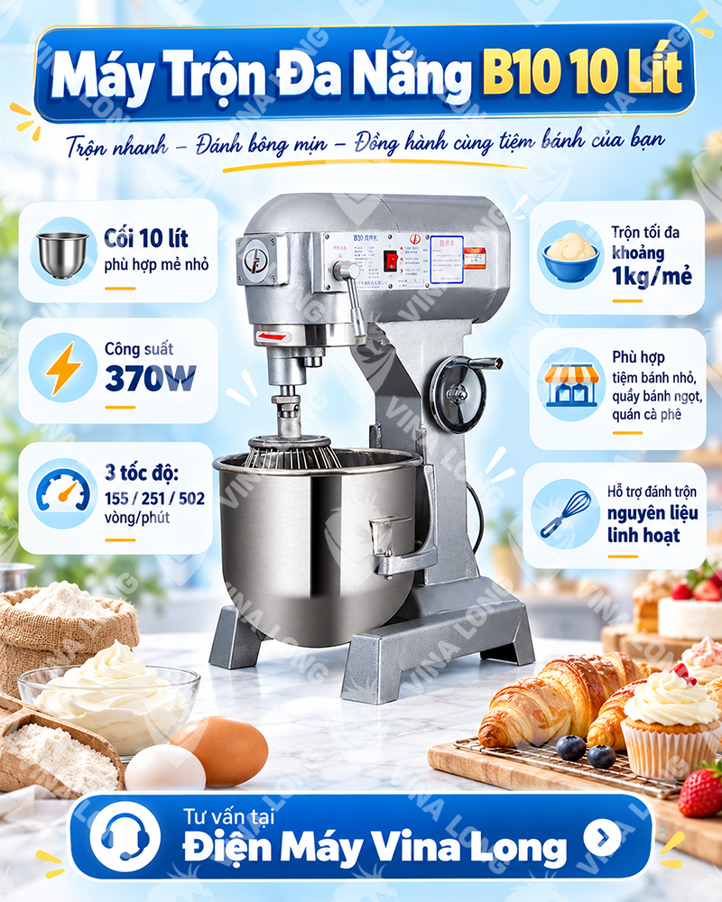 Máy trộn đa năng B10
