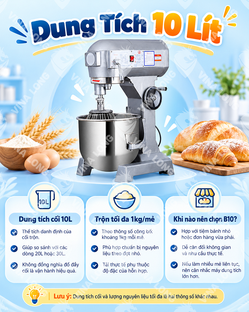 Máy trộn đa năng B10