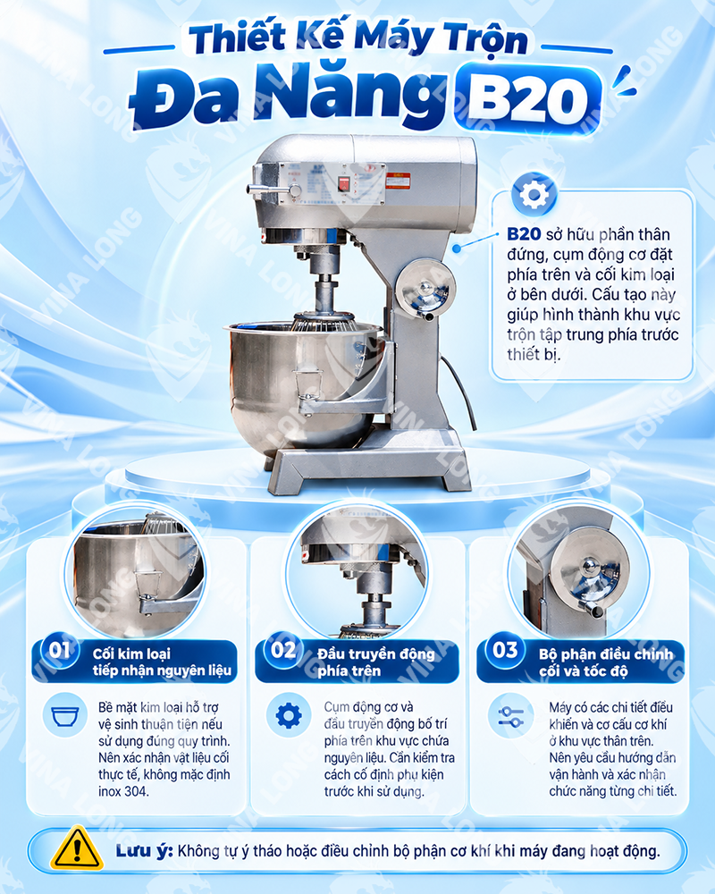 Máy trộn đa năng B20