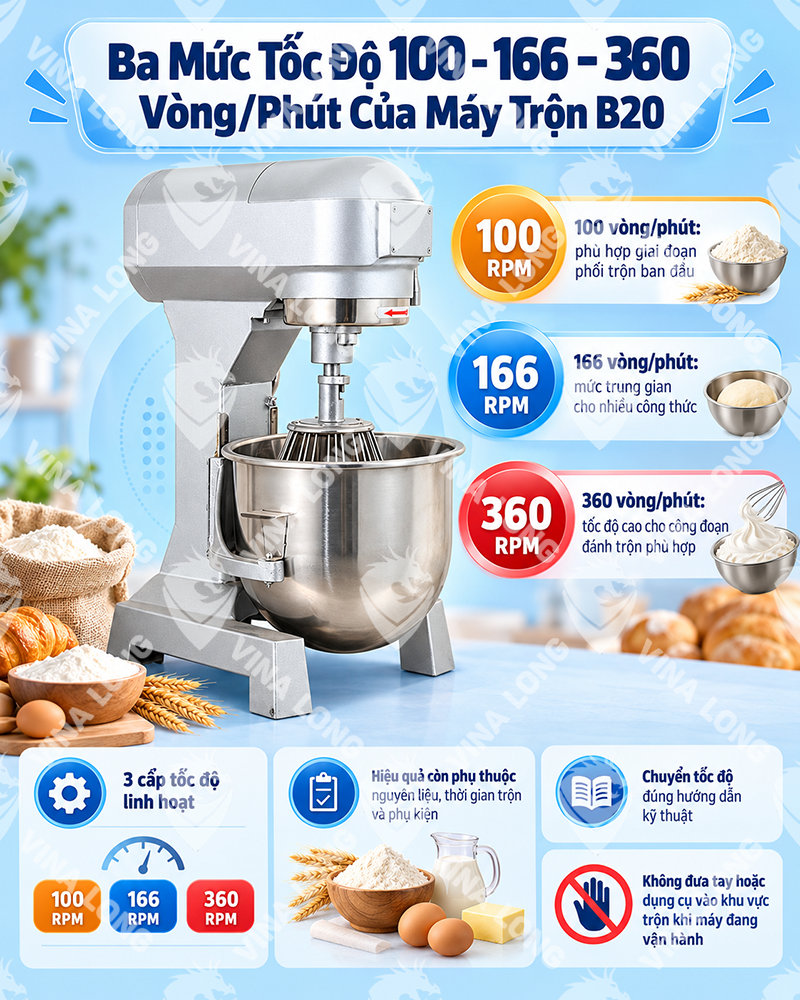 Máy trộn đa năng B20