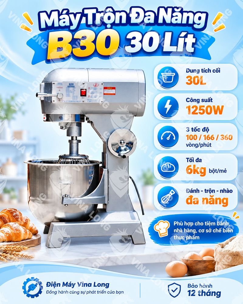 Máy trộn đa năng B30